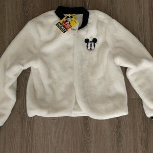Disney Mickey Mouse Faux Fur Jacket